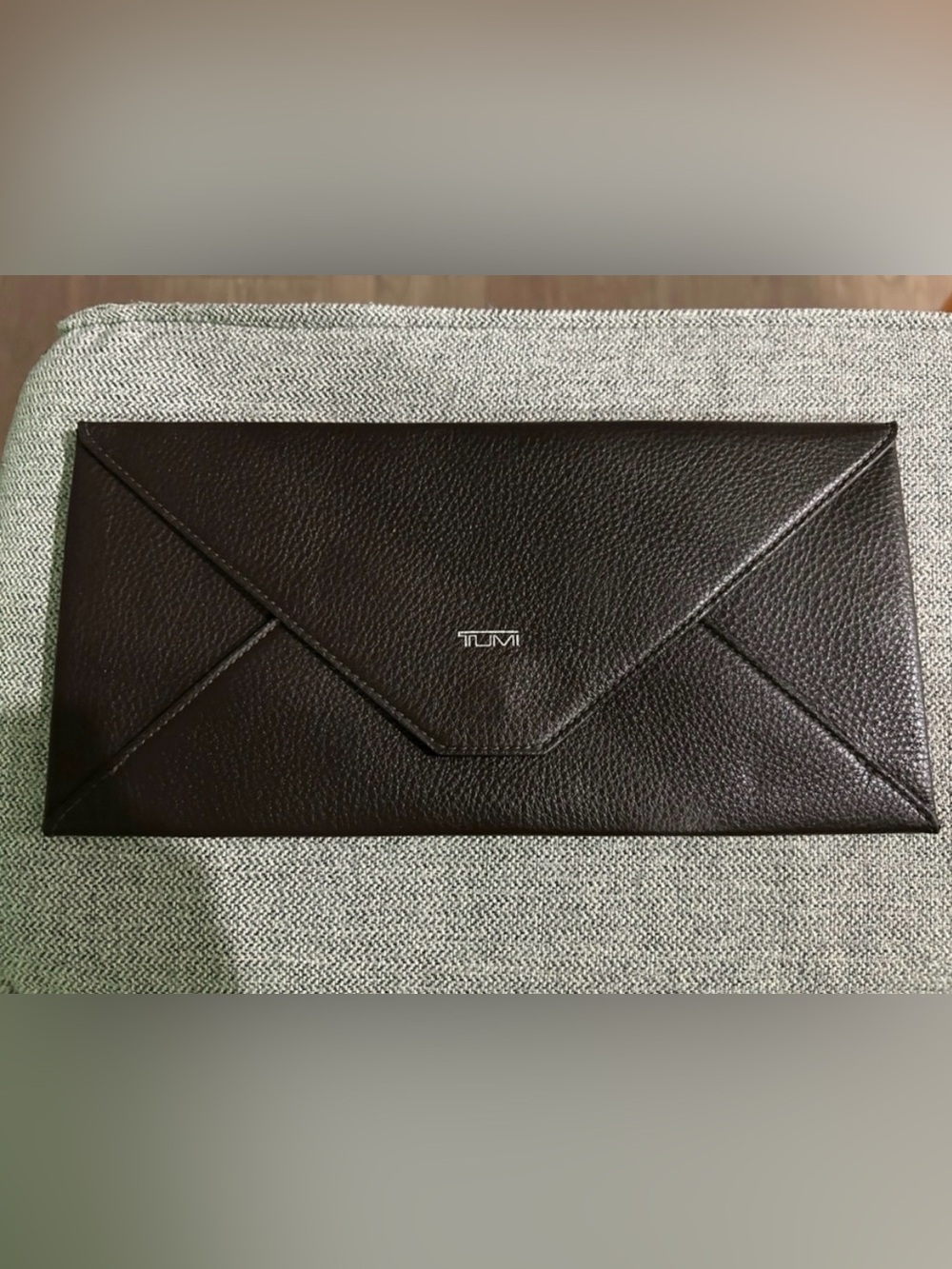 Tumi Brown Leather Envelope document holder